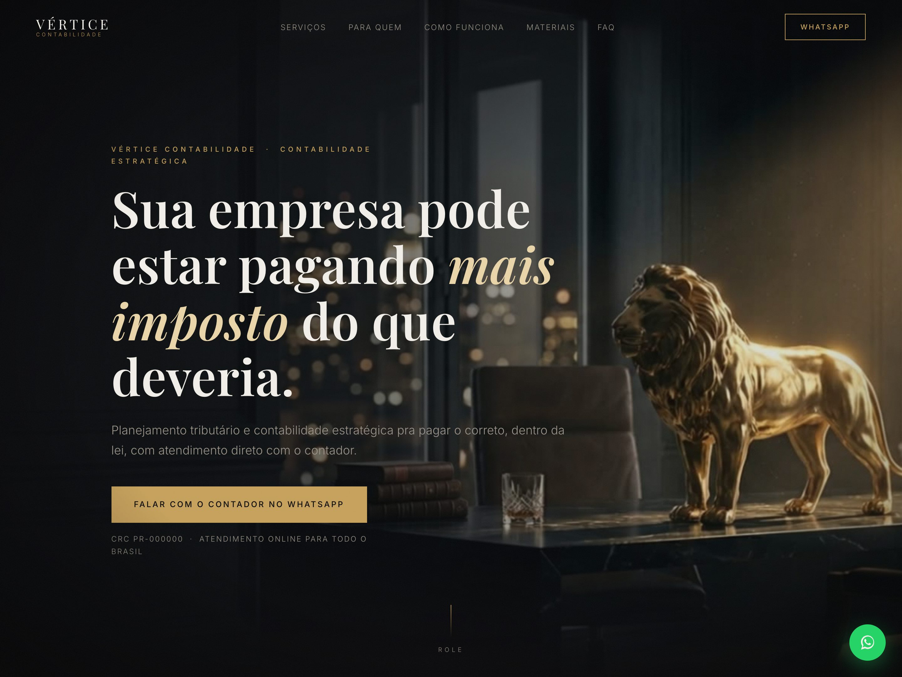 Preview do template Contabilidade Estratégica
